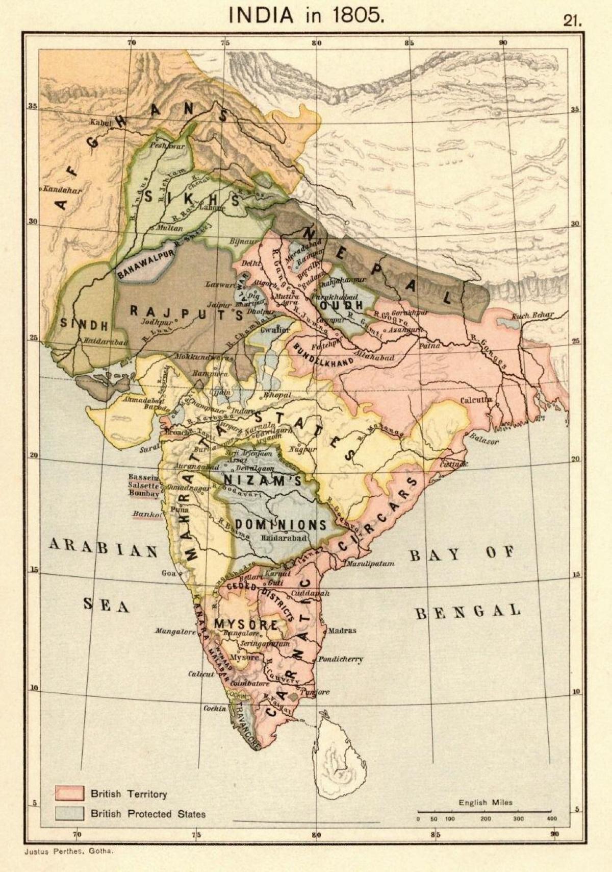 senākā karte nepāla