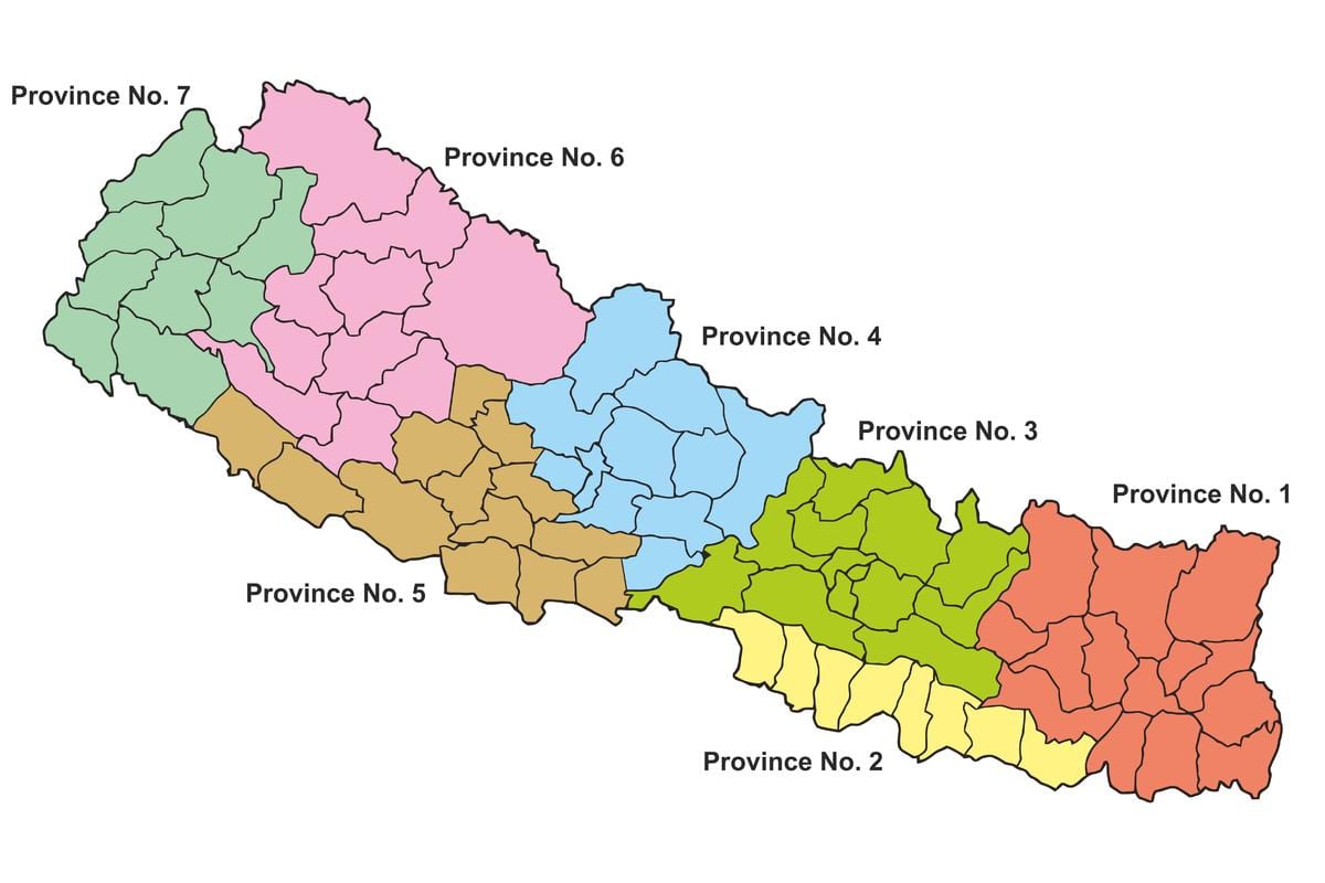 karte federālā nepāla